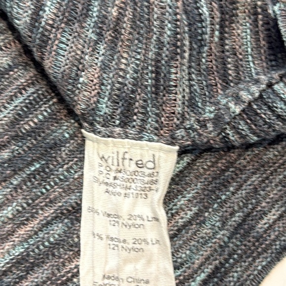 Wilfred Knit Space Dye Linen blend Top size small - Picture 6 of 6